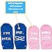 Monkey Stix His and Hers Wedding Enggement Socks - Pink and Blue Set - 2 Pairs Ankle Socks - Wedding Couples gifts Honeymoon Bachelorette Party Ideas