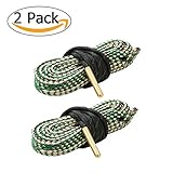 IdealHouse 2 Pack Bore Snake Gun Bore Cleaner Snake Gun Cleaning Tools for 9mm 5.56mm .223 .22 .308 12Ga Rifle Pistol Shotgun (Choose Your Calibers)