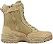 Maelstrom Men's Tactical Work Boots with Side Zipper – Lightweight Leather Military Style, Comfortable, Durable and Breathable for Outdoors