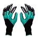 Garden Genie Gloves,OUNNE Genie Gloves With Claws for Digging & Planting (Claws on EACH Hand)