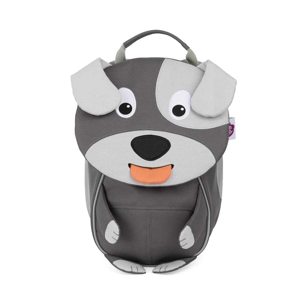 Affenzahn Children's Rucksack for 1-3 Years Old in Nursery - Hugo Dog - Grey
