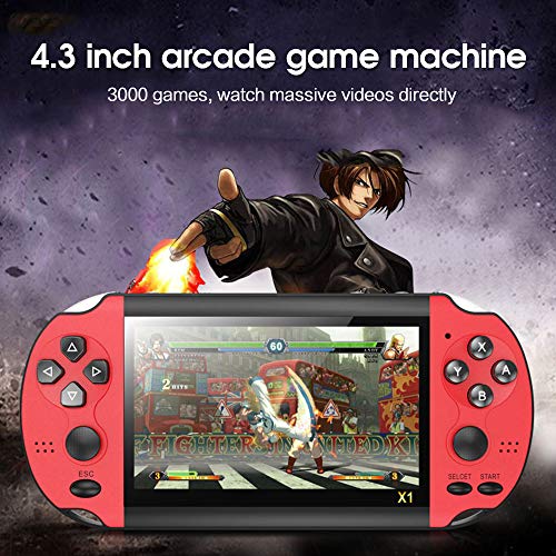 Soso X1 Handheld Game Console, 4.3 Inch Portable Retro Game Console 8G