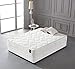 Smith & Oliver Cotton-10 Inch-Comfort Firm Sleep-Cool Memory Foam & Pocket Spring Mattress-Green Foam Certified Queen Queen White