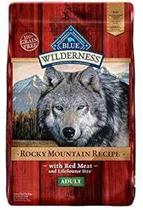 BLUE Wilderness Rocky Mountain Recipe Recipe Adult Grain-Free Red Meat Dry Dog Food 22-lb BLUE Wilderness Rocky Mountain Recipe Recipe Adult Grain-Free Red Meat Dry Dog Food 22-lb