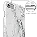 GMYLE iPhone 7 Case, iPhone 8 Case, [White Marble] Hard Slim Glossy Cover Case - Ultra Low Profile
