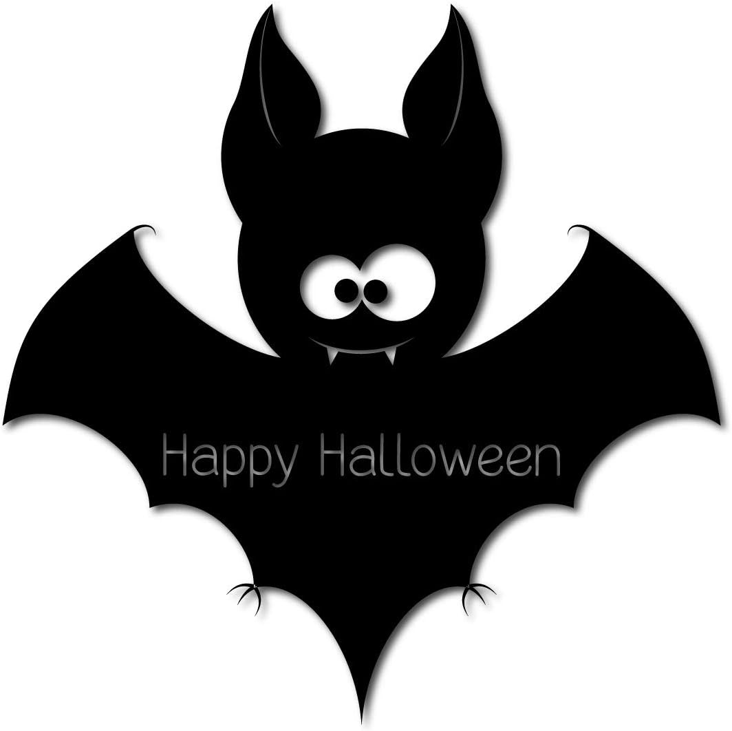 Happy Halloween Bat Iron On Vinyl Decal