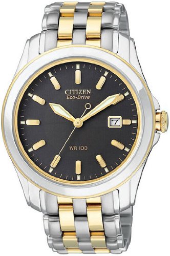珍しい メンズ腕時計citizen Bm6734 55e Two Toneステンレススチールeco Driveブラックダイヤル B00ff8crxu Studioweb Com