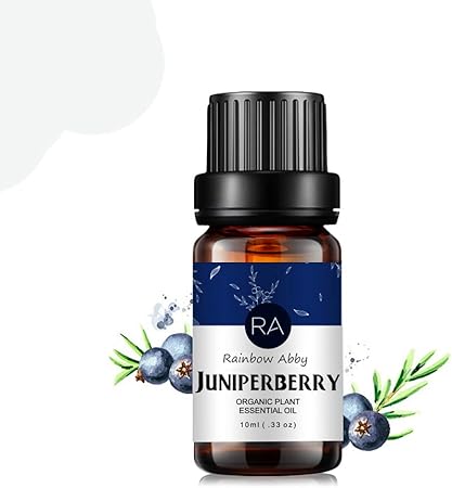 Amazon ジュニパーベリーエッセンシャルオイル 10ml ディフューザー用100 ピュアナチュラルアロマセラピージュニパーベリーオイル Rainbow Abby ドラッグストア