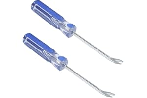 Tack Lifter Tack Puller Nail Puller, Mewuthede Pack of 2 Heavy Duty V Tip Tack Puller for Remove Nails Tools