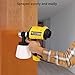 Paint Sprayer Electric Spray Gun HVLP Home Paint Sprayer with Three Spray Patterns, Three Nozzle Sizes, 900ML Detachable Container + 6.5ft Power Line for Indoor and Outdoor