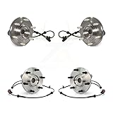 Front Rear Wheel Bearing & Hub Assembly Kit For