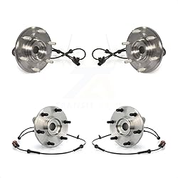 Front Rear Wheel Bearing & Hub Assembly Kit For