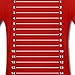 Spreadshirt Hair Length Check Growth Chart Women's T-Shirt, L (size 12-14), red