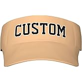 Custom Visors Hat for Men Women, Personalized Visor Sun Cap Design Your Own Photo Logo Text
