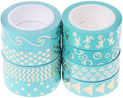 vlook001 Decorative Washi Tape Adhesive Scrapbooking Tools Photo Album Decoration, Blue