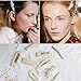 RingBuu Hair Clip - Women Bridal Vintage Faux Pearl Wrapped BB Hairpins Girls Glitter Gold/Silver Metal Alloy Hair Clip Water Drop Luxury Snap Barrettes Wedding