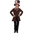 fun shack Kids Hatter Costume Boys, Hatter Costume Kids Boys, Book Character Costumes For Kids Boys