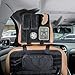 OneTigris Tactical Headrest Cover with MOLLE Back Panel for Car Seat (Black, 1 Pair)
