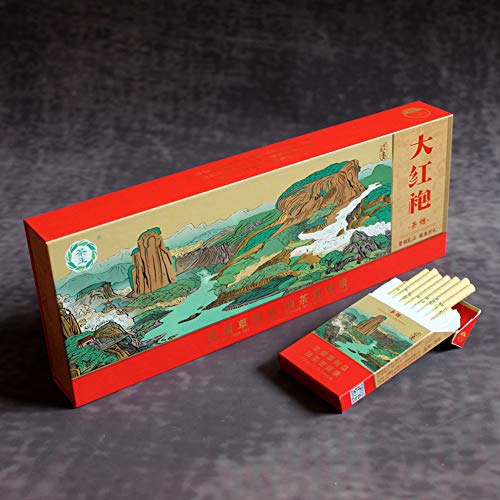 1/3/5/10 Packs Green Tea Herbal Cigarettes Fruit Tea Peony Tea Blueberry  Coffee Cherry Tea Tobacco Smoke-Free and Nicotine-Free Cigarette  Alternatives Quit Cigarette (1 Pack,dahongpao) in Dubai - UAE