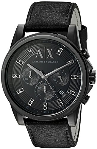 Armani-Exchange-Mens-AX2507-Black-Leather-Watch