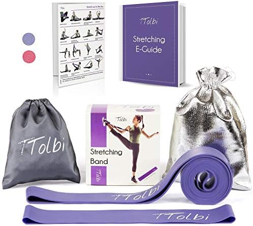 Premium Stretch Bands for Dancers - Flexibility & Ballet Stretching Band, Dance Equipment for Splits & Strength, Ideal Gifts for Ballet, Gymnastics, Cheerleading, Yoga and Pilates Training Stuff