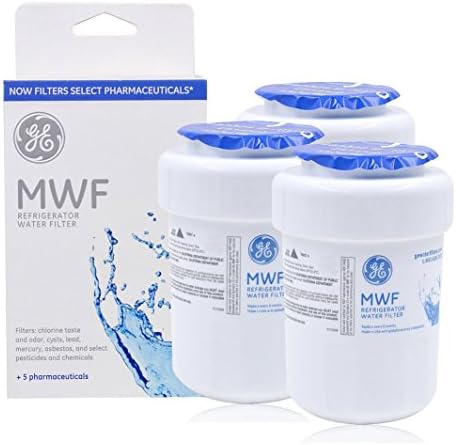 (3-pack) GE MWF, MWFAP, MWFP, GWF, MWFA, Kenmore 9991 Premium Refrigerator Water Filter