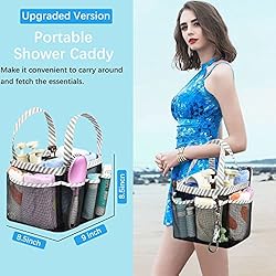 Haundry Mesh Shower Caddy Bag, Large College Dorm