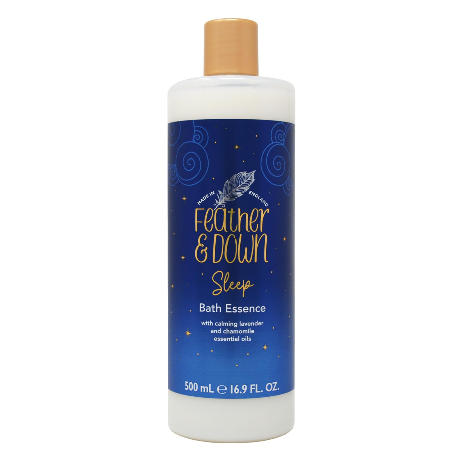 Feather & Down Sweet Dream Bath Essence (500ml) – with Calming Lavender & Chamomile Essential Oils. Helps to Prepare You for a Restful Night’s Sleep. Cruelty Free. Vegan Friendly.
