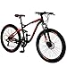 OBK E7 Mountain Bike 21 Speed Bicycle 27.5″ Full Suspension Mens Bikes Daul Disc Brakes MTB (Orange)thumb 3