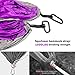 Sportneer Portable Double Hammock Parachute Nylon Fabric Wide Hammock with Tree Straps, Carabiners & Ropes for Backpacking, Camping, Travel,Yard, Purple