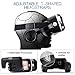 VR Headset with Remote Controller Immersive 3D VR Glasses Virtual Reality Headset with Stereo Headphone and Adjustable Headstrap for 3D Movies & VR Games, Fit for 4.7-6.0 inch IOS/Android Smartphone
