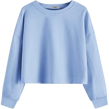 Sweat-shirt Épais Col Rond Pour Enfant – Hiver, Manches Longues, Mélange Coton – Garçons Et Filles