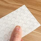 Clear Cabinet Bumpers 50PCS Door Drawer Bumper Pads Sound Dampening Small Clear Rubber Feet for Cabinet Drawers Table Tops La