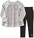 Calvin Klein Baby Girls' Printed Tunic with Jeggings Set