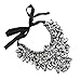 Holylove Woman Fashion Handmade White Glass Beads Choker Statement Necklace with Earrings Jewelry Set-N0008455 Set
