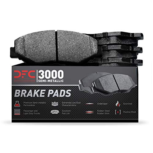 Dynamic Friction Company 3000 Semi-Metallic Brake Pads 1311-1564-10-Rear Set
