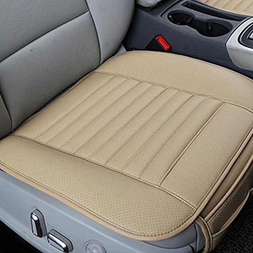 Afco Car Front Back Seat Cover Pad Protector Mat Comfortable Chair Cushion size Back (Beige)
