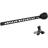 Viper Archery Direct-to-Riser Bow Stabilizer for Compound Bows | Made in USA, Direct-to-riser mount, Tunable balance system, CNC-machined aluminum, Rubber dampener