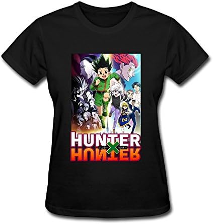 LENOJE Hunterxhunter GON.FREECSS Women's Fashion Short Sleeve Tshirts O-neck Black L