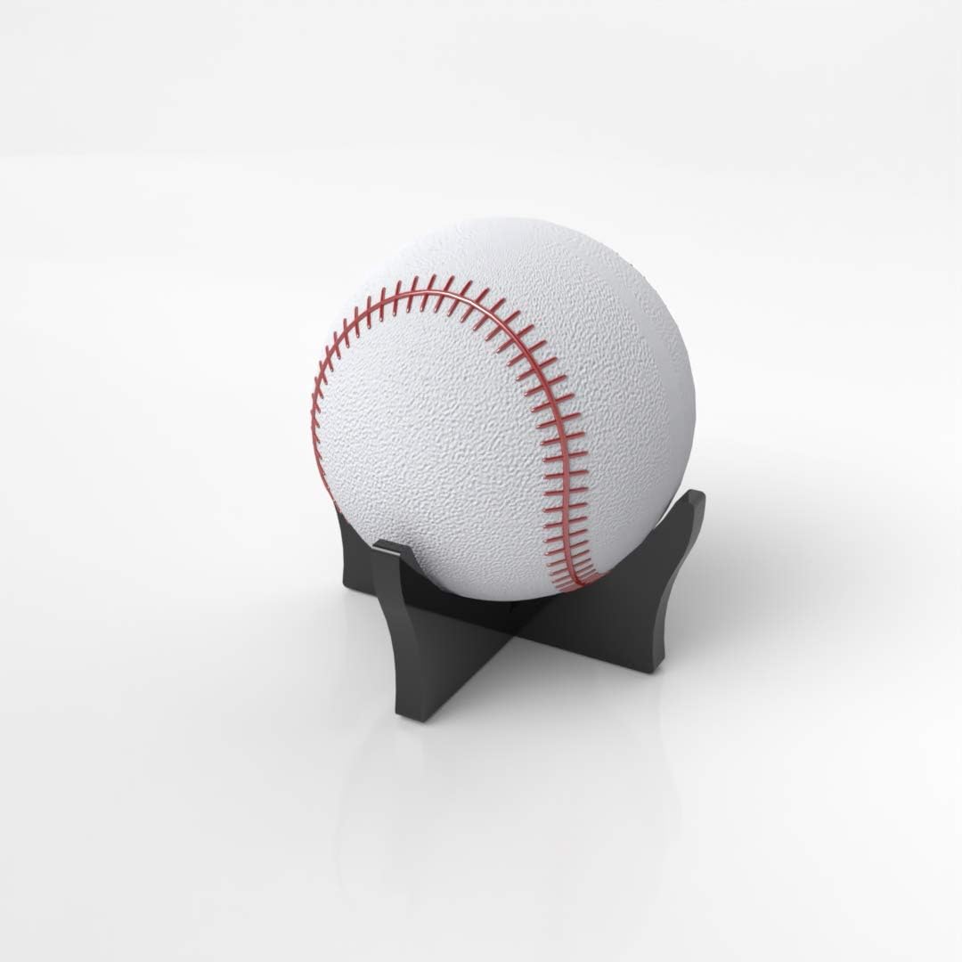 Plexico Baseball Display Stand Signed Autographed Holder (Black