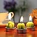 Cactus Candles, Mini Cute Tealight Candles for Christmas, Home, Decor, Birthday, Party, Wedding 6 Pcs (Gift Wrap)