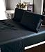 Millenium Linen Full Size Bed Sheet Set - Black - 1600 Series 4 Piece - Deep Pocket - Cool and Wrinkle Fre e - 1 Fitted, 1 Flat, 2 Pillow Cases