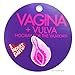 I Heart Guts Vajayjay Lapel Pin – Hooray for The Vajayjay! Enamel Pin – Feminist Gift, Women's Health Awareness, Self-Love & Body Positivity