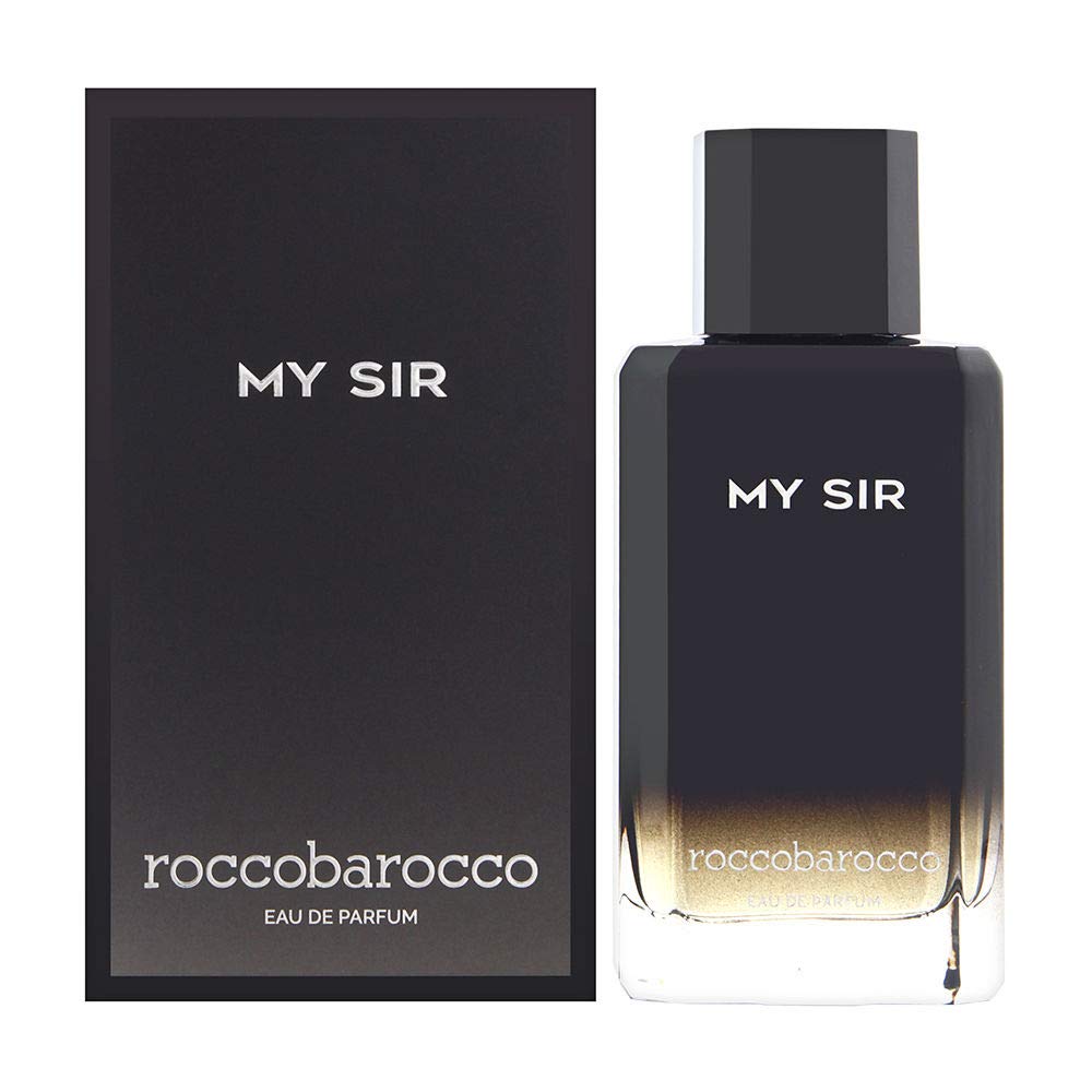 Roccobarocco My Sir Eau De Toilet Man - Man Perfume With Strong Character, Decisive, Fresh and Lively, Spicy and Woody fragrance, Bottle of 100Ml