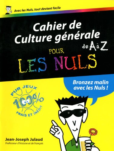 Cahier de culture générale de A à Z