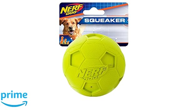 squeaky soccer ball dog toy