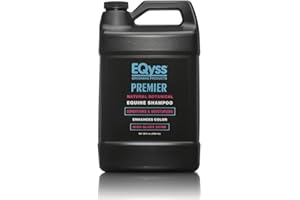 EQyss Premier Equine Horse Shampoo - Conditions and Moisturizes Coat, Enhances Color, Promotes Shine - Safe for All Horses & Pets, pH Balanced, USA Made