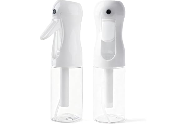 AMOYOX Spray Bottles for Hair 2Pack 200ml/6.8oz Empty Fine Mist Spray Bottle Ultra Fine Continuous Spray Water Bottle Mist Sp