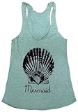 Friendly Oak Women's Mermaid Tank Top - S - Moss Green