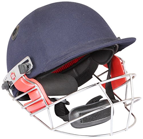 Ss senior matrix cricket helmet, navy